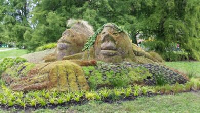 Photo of esculturas de jardim: acrescentar arte à natureza